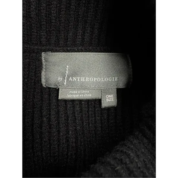 Anthropologie Black Open Side Sweater Vest Women’s One Size - Image 2