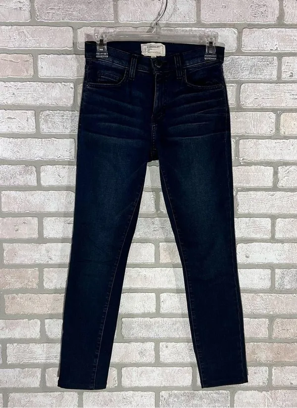 Current/Elliott The High Waist Ankle Skinny City Slicker Jeans in Sandy Size 24 - Image 4