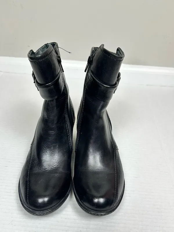 Dansko Mid Calf Leather Heeled Zip-up Boot Size EU 38 - US 7.5/8.0 - Image 3