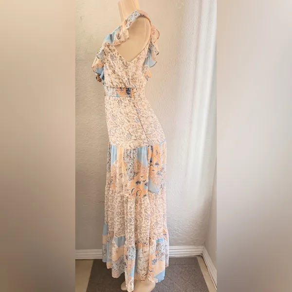 Lilyful women’s dress size Small Bohemian , wester chic maxi dress - Image 10