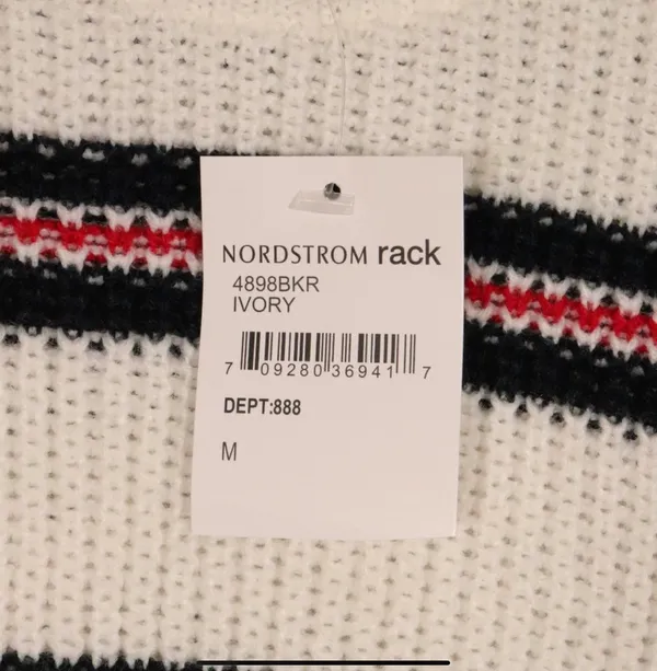 Cotton Emporium NWT  Striped Sweater Size Medium - Image 9