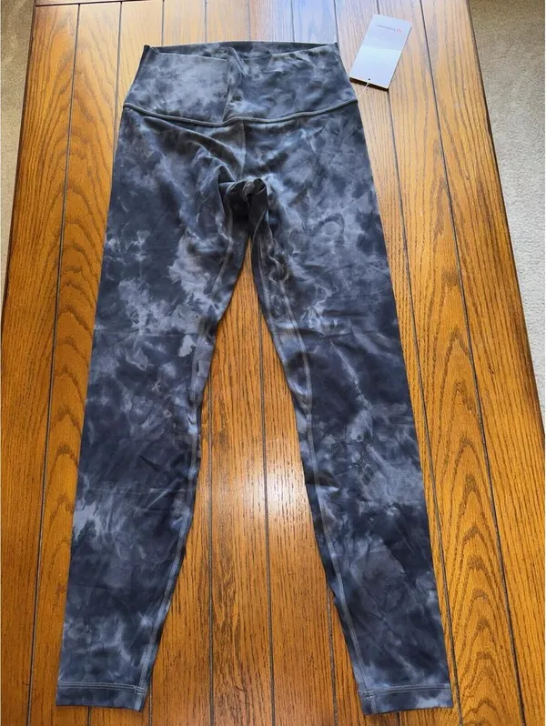 Lululemon Align High Rise 28” Diamond Dye Grey Size 8 NWT - Image 3