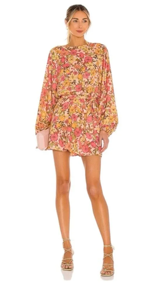 Show Me Your Mumu Larissa Dress In Pretty Poppy - Image 5
