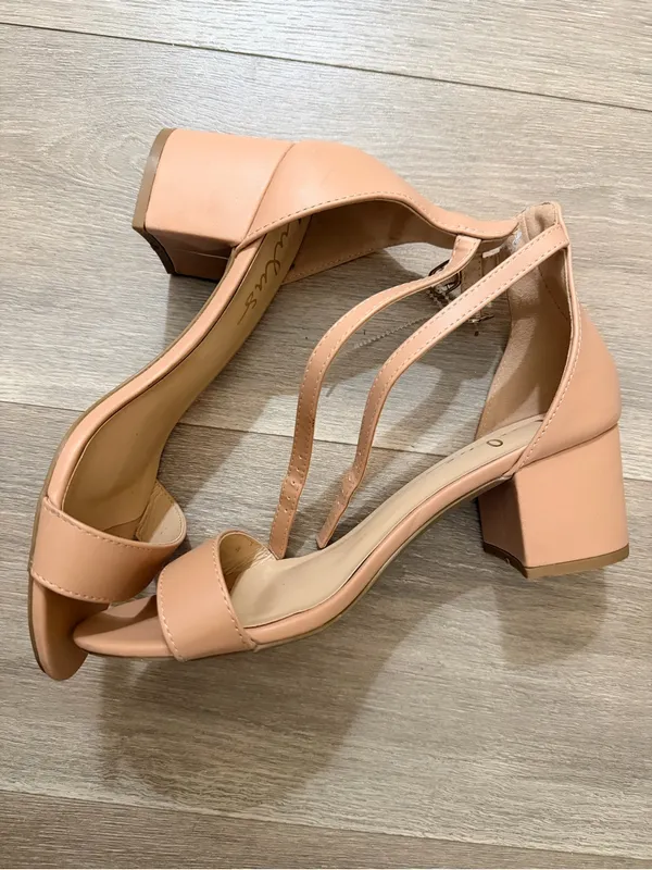Lulu's Blush Tan Harper Ankle-Strap Block Heel Sandals - Image 7