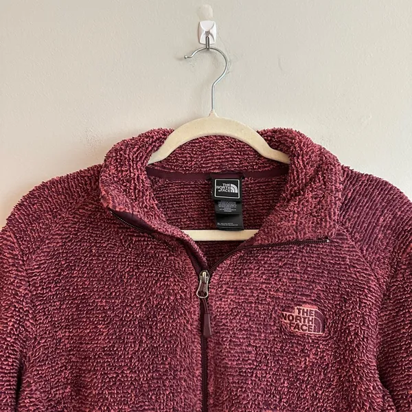 Women's The North Face Osito Jacket - Reddish Pink - Size L - Image 9