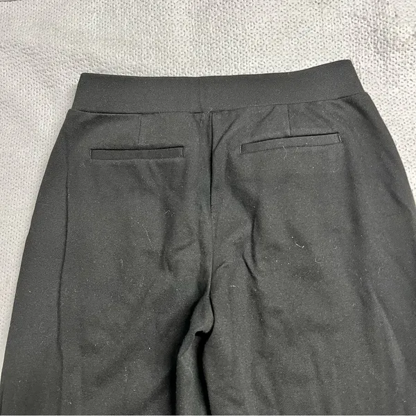Loft Black Pull On Wide Leg Slacks Dress Pants Size XSmall EUC - Image 7