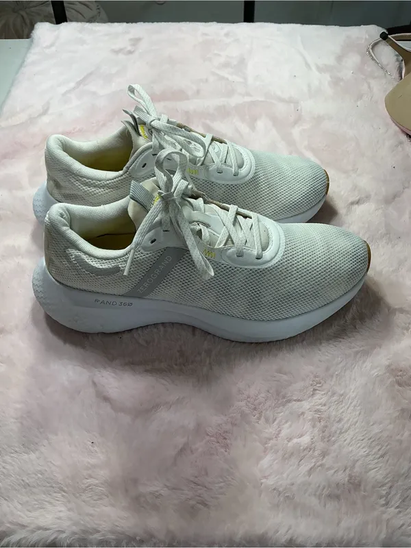 Cole Haan zero grand White Athletic Sneakers with Yellow Accents b104 - Image 4