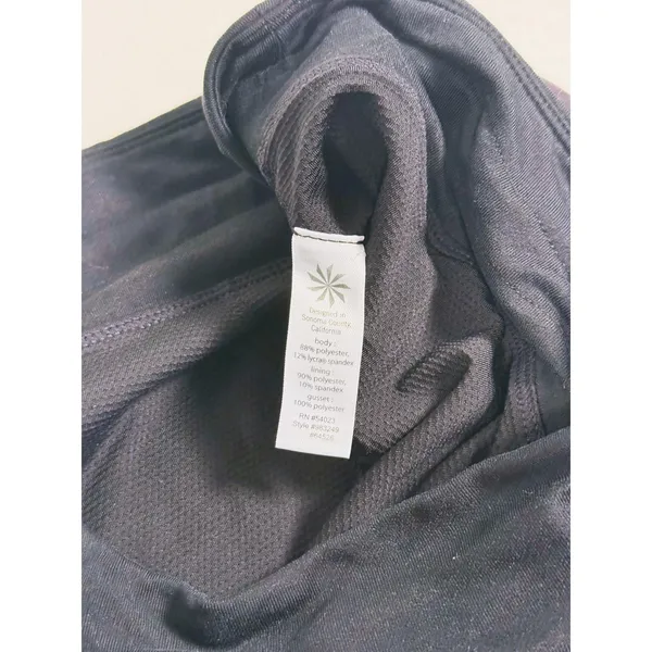 Athleta Lined Pleated Skort Size L Black Tennis Pickleball Golf Athletic Sporty - Image 10