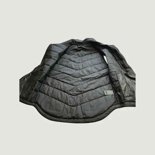 The North Face Womens Camo Puffer Vest Green Brown Quilted Full Zip Small - Image 5