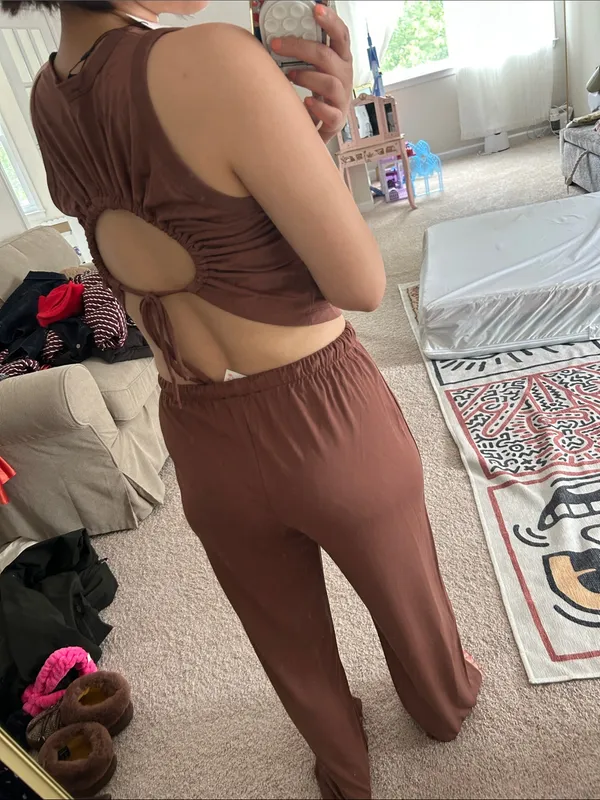 Zara flowy pants & top set. S - Image 4