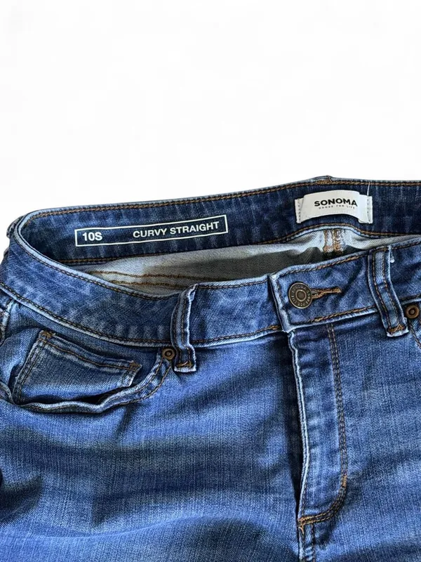 Sonoma Curvy Straight 10S Medium Wash - Image 3