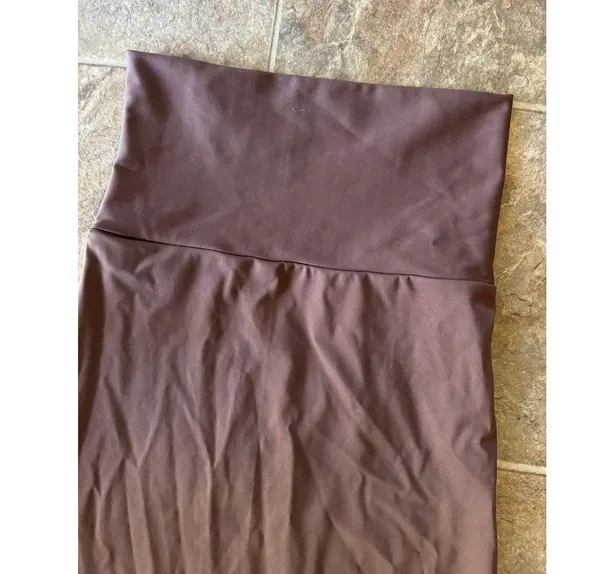 Skims Shaping Swim Long Sarong Skirt Size Small Cocoa - Image 8