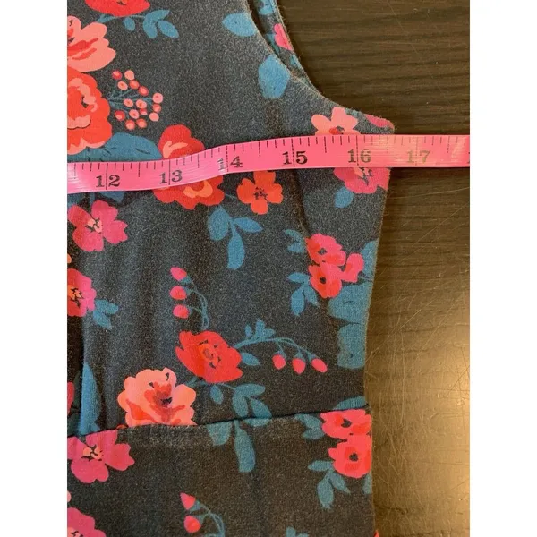 Garnet‎ Hill Maxi Dress Womens 10 Floral Prairie Cottage Garden Sleeveless READ - Image 7