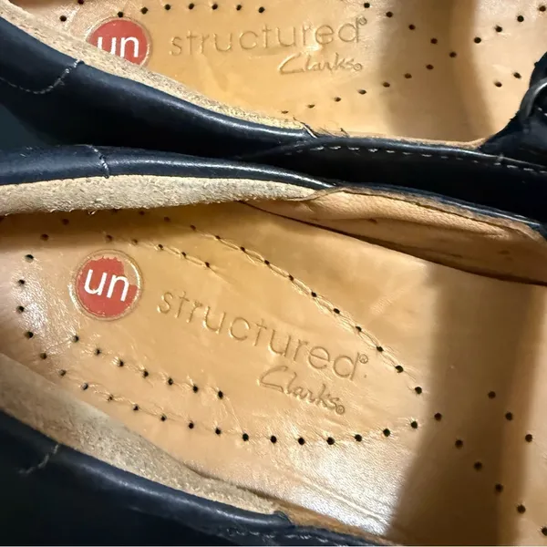 Clark’s unstructured Mary Jane‎ shoes, size 8 narrow leather - Image 7