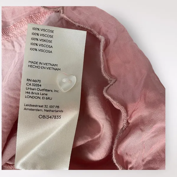 BHLDN Mauve‎ Pink Satin Juniper Pajama Top Size S - Image 5