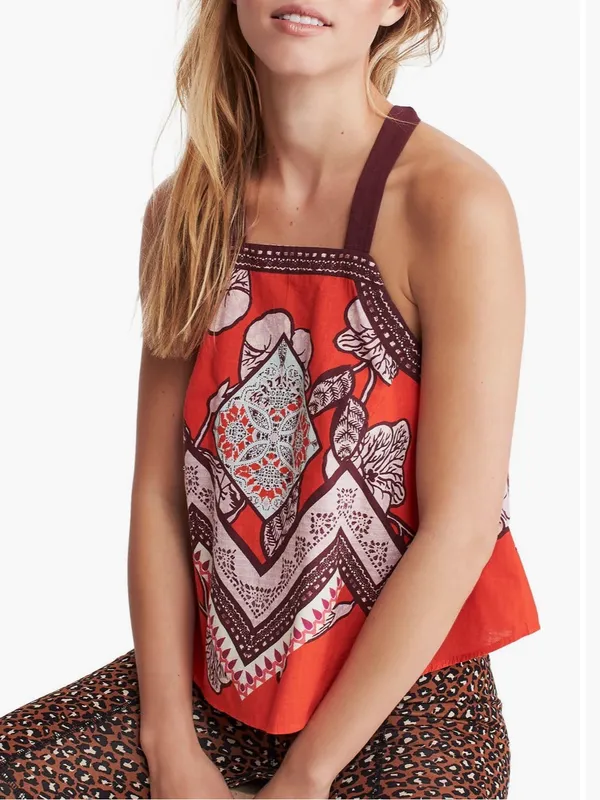 FREE PEOPLE Cool Cabana Embroidered Top - Image 2