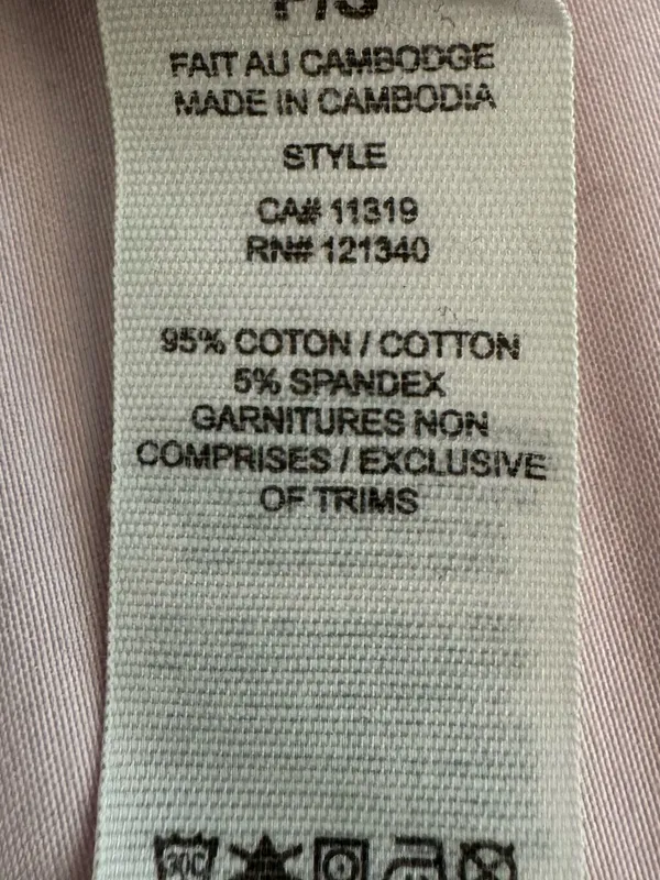 Garage Y2K Light Gray Crop Top with Black Trim and White Stripe, size S Petite - Image 5