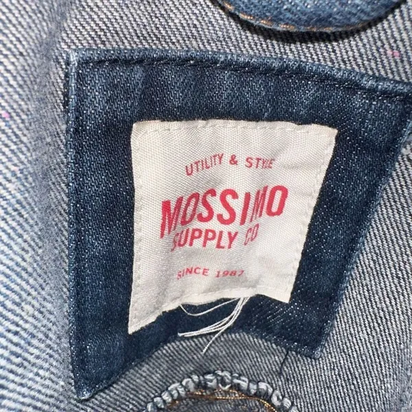 Mossimo denim medium wash L normcore basic classic jacket Blue Size L - Image 3