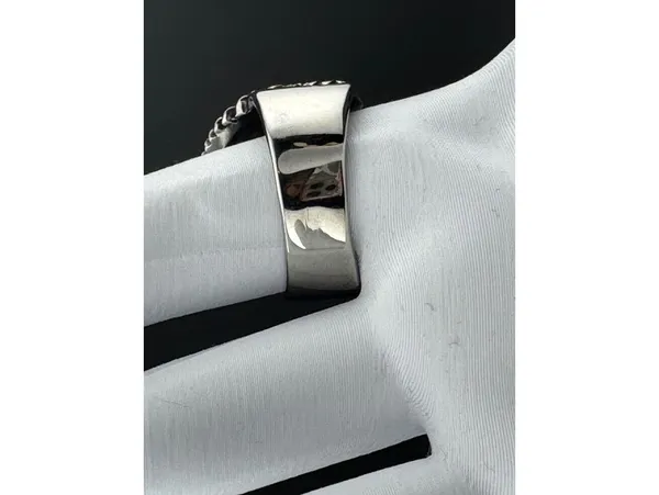 Native American Skull Men's Stainless Steel Ring Size 11 - Image 5