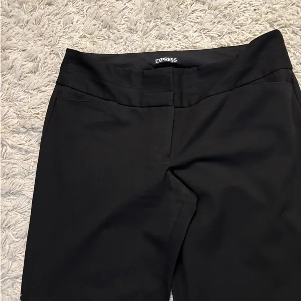 Express Black Women's Trousers Size 10 - Image 3