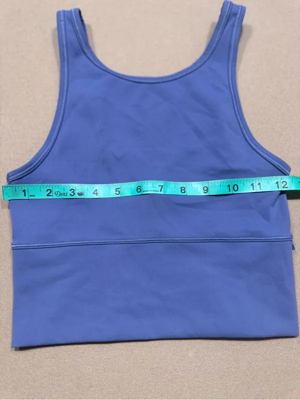 Lululemon Blue Power Pivot Tank Everlux fabric - Image 5
