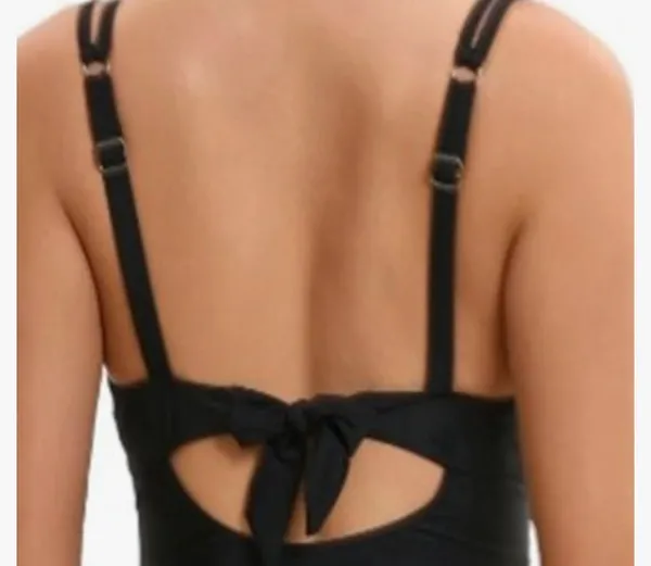 Mnriuocll Women's Swimsuit, Elegant, Solid Color, Swimsuit, Bathing Suit, Swimsuit, Swimsuit, V-Neck Swimsuit, Push-Up Swimsuit, Elegant Swimsuit - Image 2