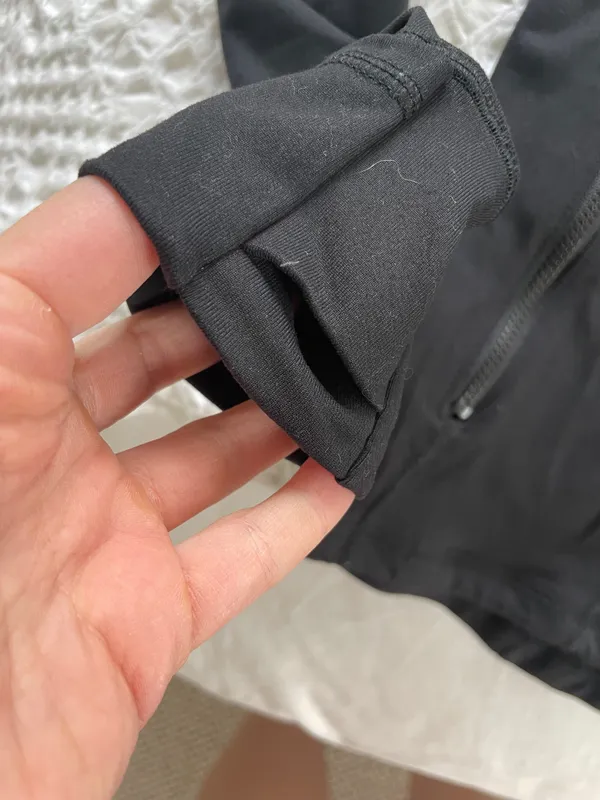 Athletic Zip Up Jacket Black Size M - Image 4