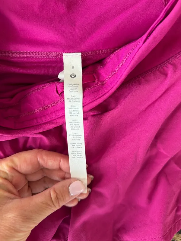 Lululemkn speed up shorts size 8 - Image 2