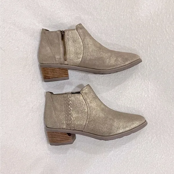 Reef Metallic Leather Voyage Ankle Boot Size 7.5 - Image 7