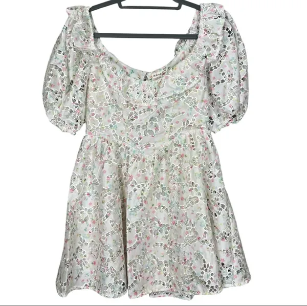 For Love & Lemons For Love and Lemons Women's Magnolia Mini Dress Size Medium - Image 6