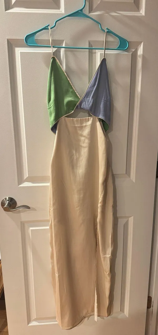 Maxi Dress Tan Size L - Image 2
