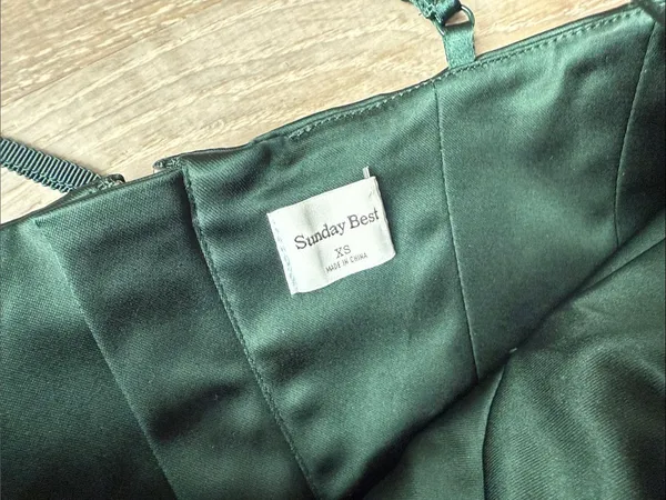 Aritzia Sunday Best Minx Satin Bustier XS - Image 5