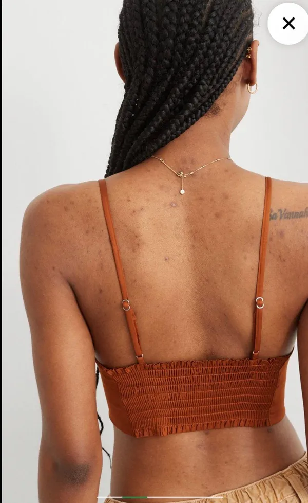 Aerie Satin Cropped Tank - Image 2
