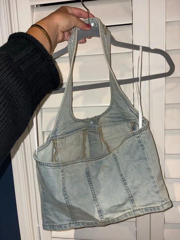 Denim Top Blue - Image 2