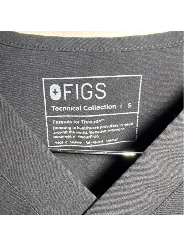 FIGS Scrub Set Size S Black inseam 32” - Image 3