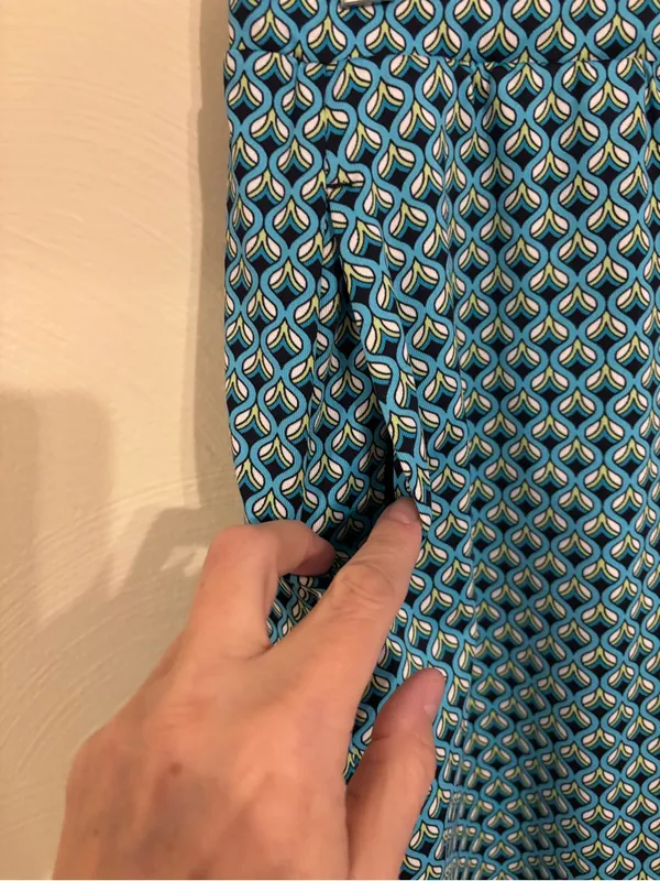Tail White Label Skort M Blue Geometric Print Golf Tennis - Image 6