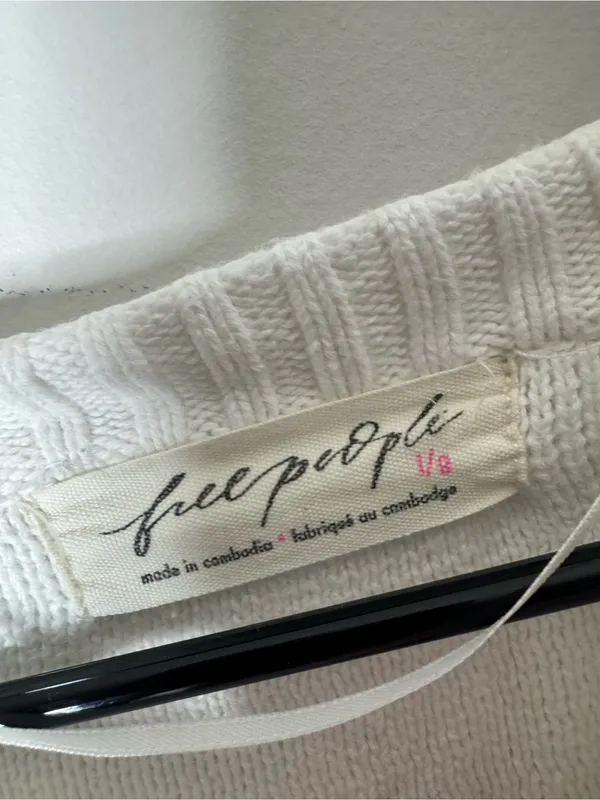 Free People Spring Street Pullover in Optic White large - Image 5