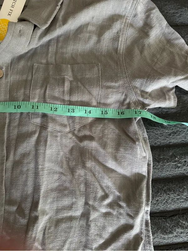 Women’s L Market Spruce Linen 2 Piece Matching set Beige Tan Button Down Collar - Image 9