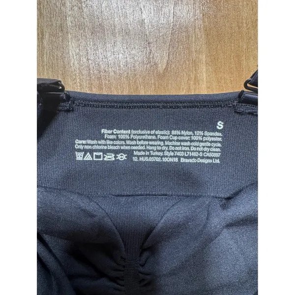 Bravado Designs Black Seamless Nursing Cami Maternity‎ Tank Top Small - Image 3