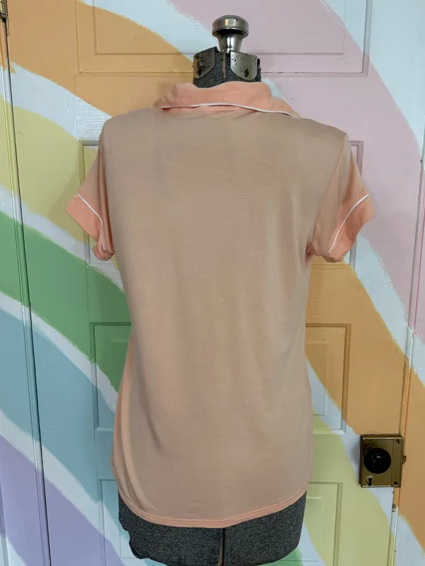 Eberjay Gisele Tencel Modal Short Sleeve Pajama Top Peach Sz Small 💛🍄 - Image 5