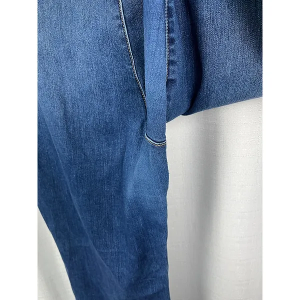 Free People We The Free Curvy Flare Leg Raw Hem Jeans Sz.35 - Image 10