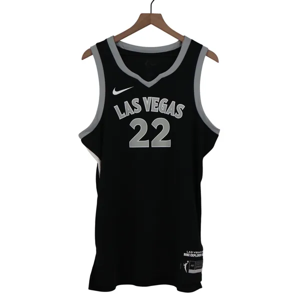 Nike Las Vegas Aces A'ja Wilson 22 Explorer Edition WNBA Jersey Black L - Image 2