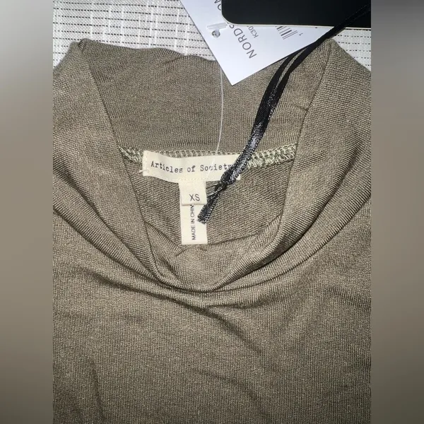 Articles Of Society‎ Olive Turtleneck Top - Image 3