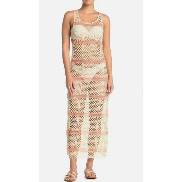 New. Pilyq fishnet coverup dress. XS/S. Retails $164 - Image 3