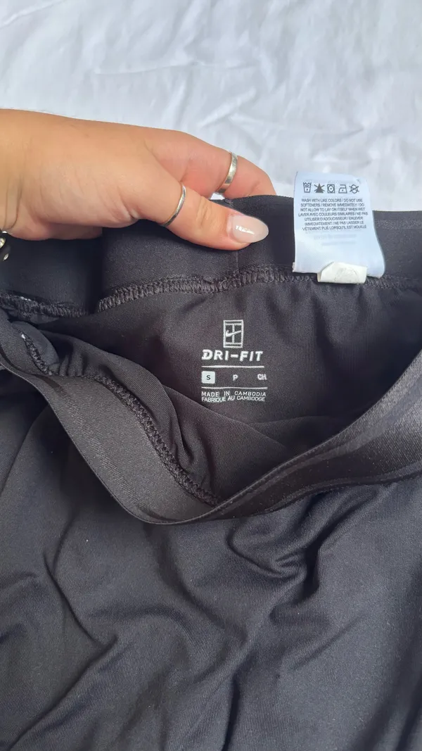 Nike Black Tennis Skirt Dri-Fit - Image 2
