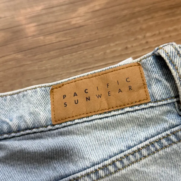 PACSUN Light Blue Distressed 90’s Straight Jeans - Image 5