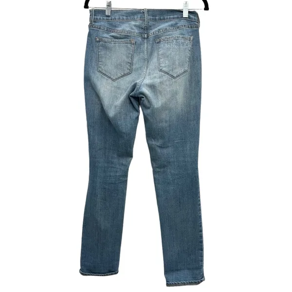Old Navy Medium Wash Straight Leg Denim Jeans Size 27 - Image 4