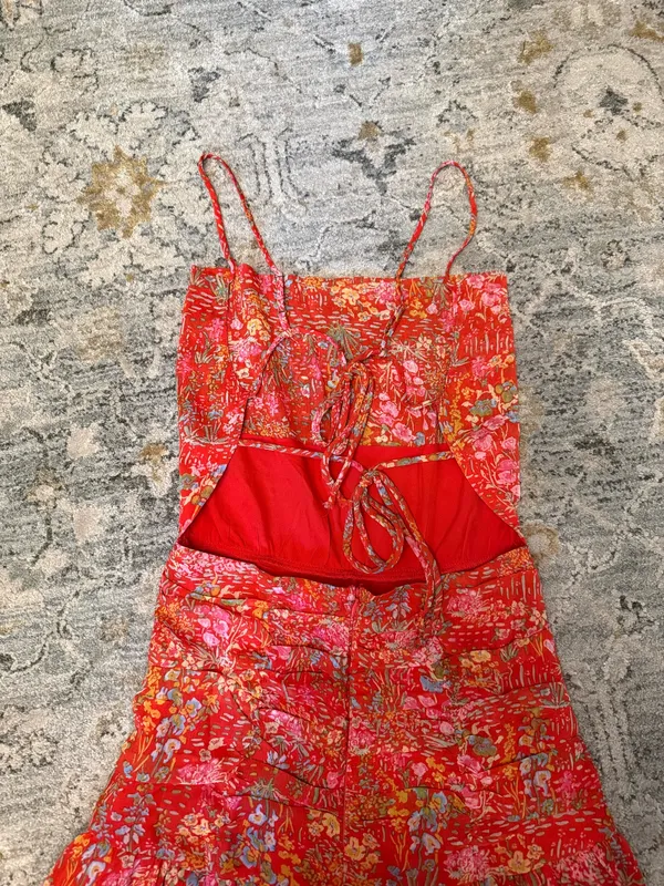 Sky to Moon Mini Red Boutique Dress - Image 7