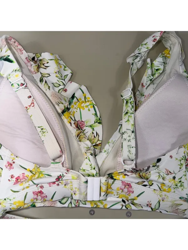 Nip Tuck Swim Floral Bikini Swimsuit Size 6 - Image 9