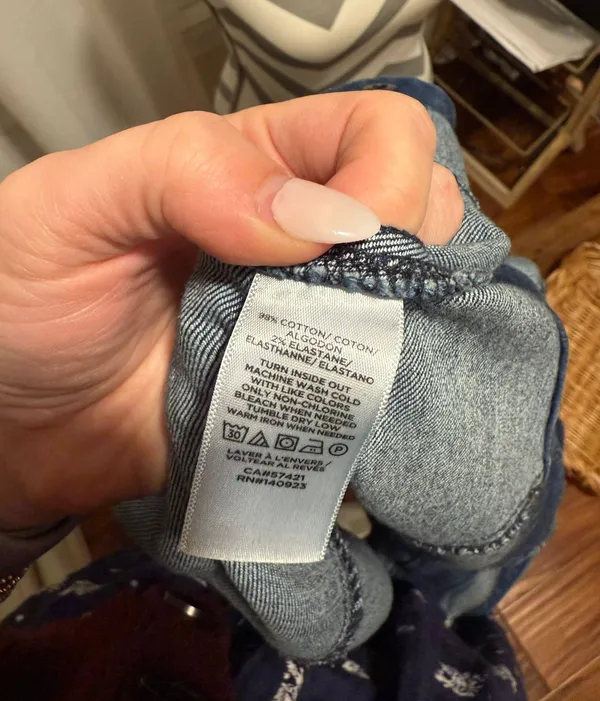 Loft Denim Jean Dress - Image 6